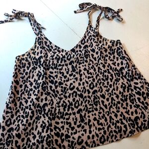 Leopard Print Tank Top